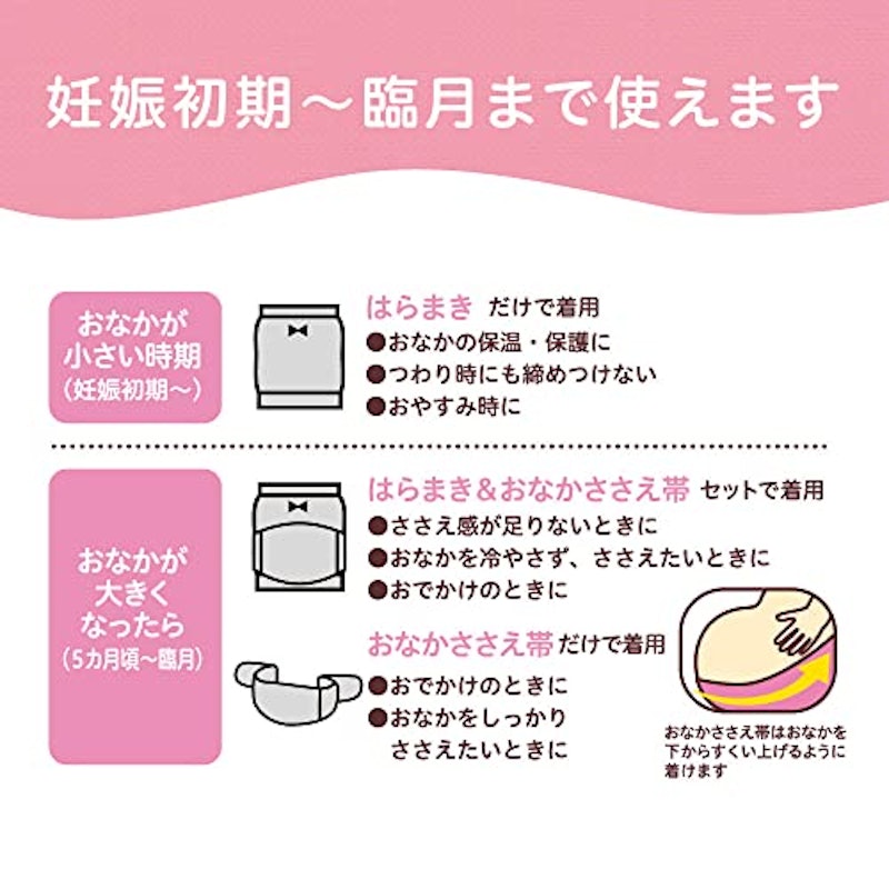 はじめてママの妊婦帯セット 3