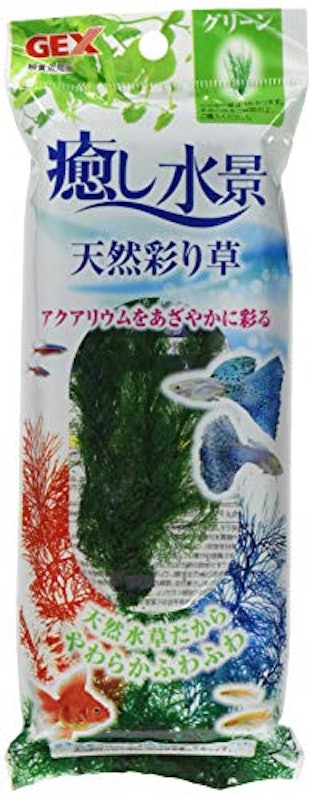癒し水景 天然彩り草 1
