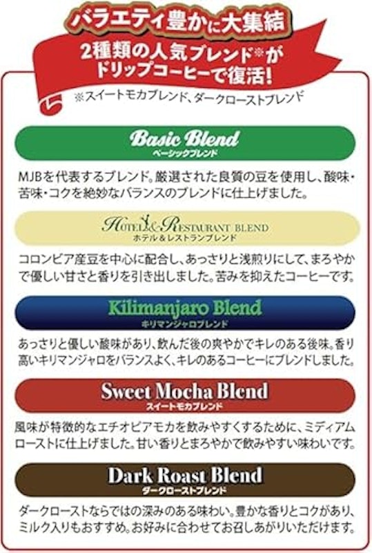 ドリップコーヒーバラエティパック 2