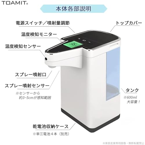 非接触式ハンドスプレー 2