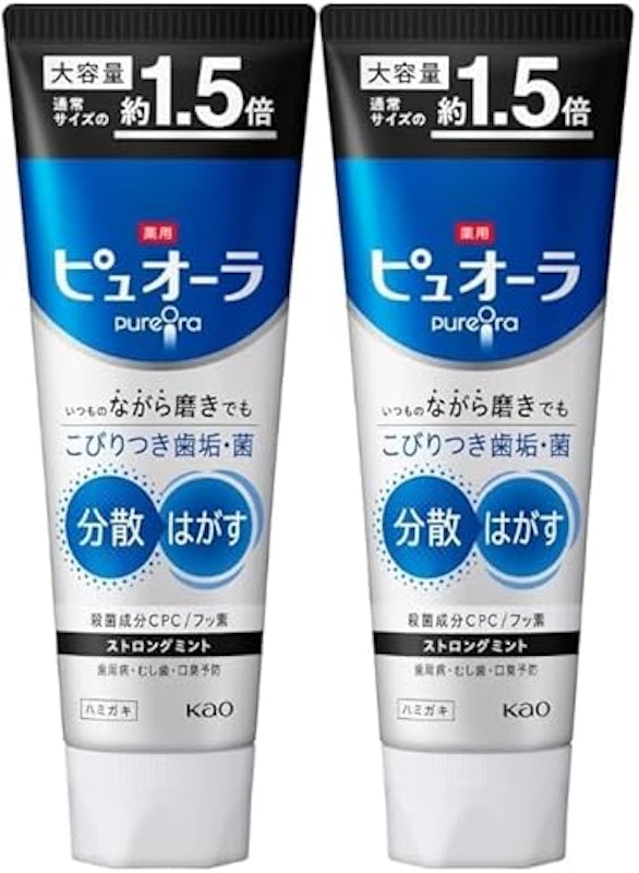 薬用ピュオーラ ハミガキ ストロングミント 1
