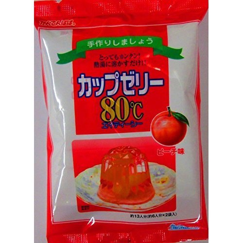 カップゼリー80℃ ピーチ味 1
