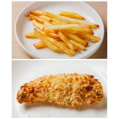 冷凍ポテトは中までクリスピー!ささみかつは衣までサクサク