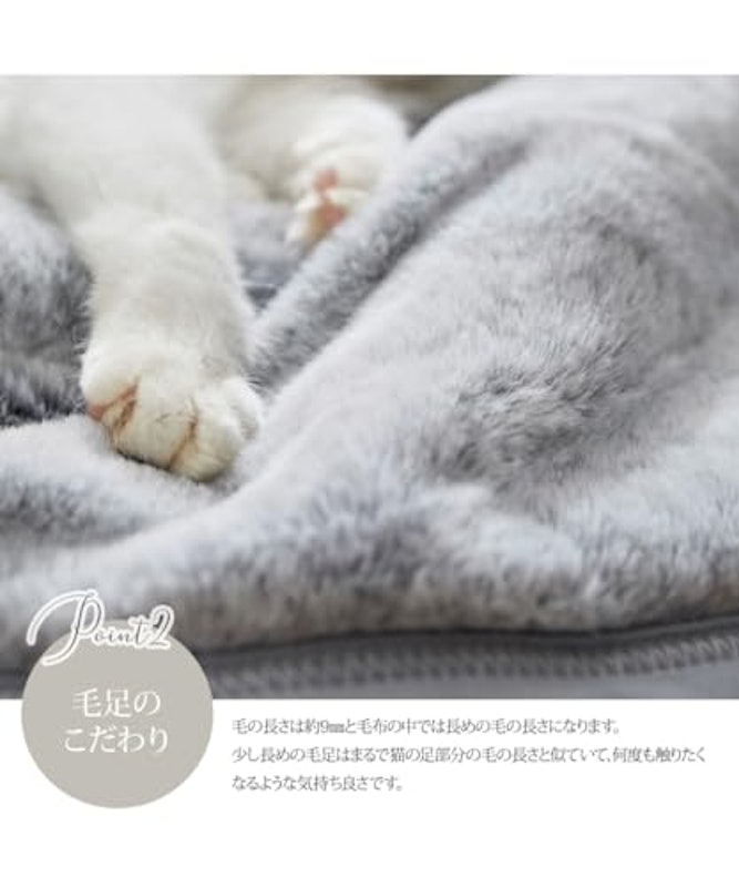 まるで猫!のようなモフモフブランケッㇳ 5