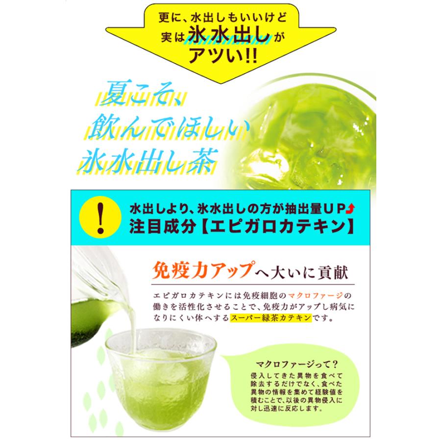 淹れっぱなしでも苦くならない 緑茶ティーバッグ 9