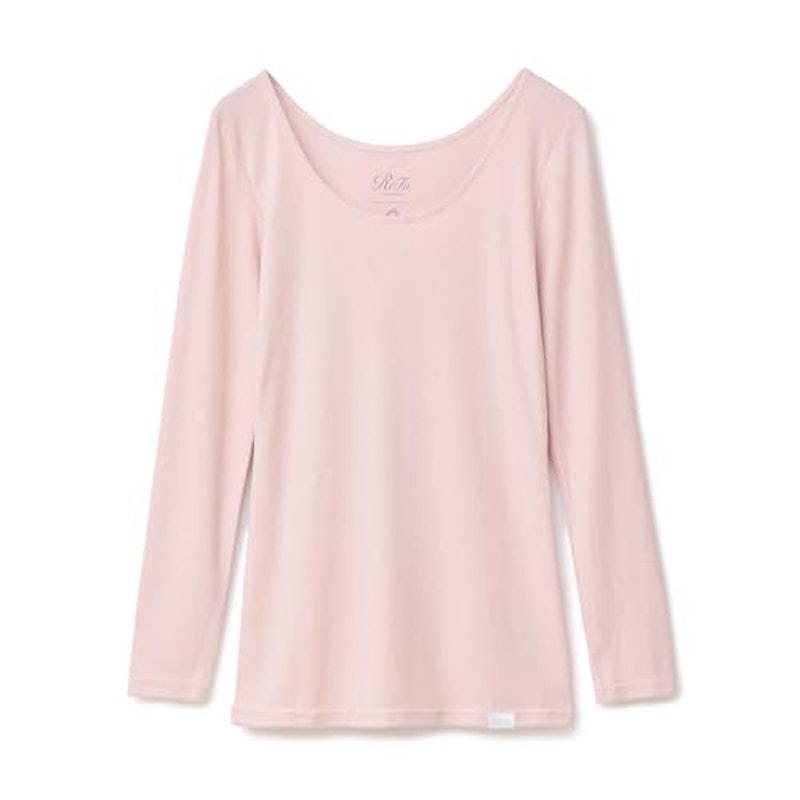 モイストリブ Uネックロングスリーブインナー 1