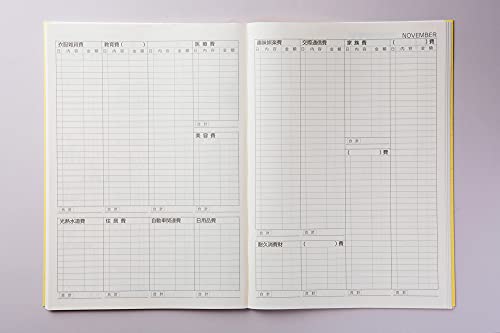 一ヵ月の収支がひと目でわかる家計簿 2