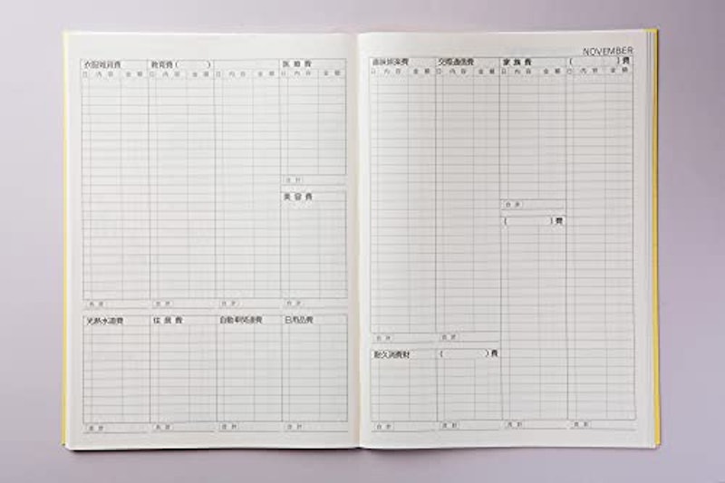 一ヵ月の収支がひと目でわかる家計簿 2