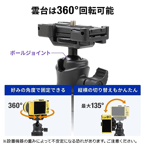 自撮り棒　ミニ三脚2WAY コンパクト 5