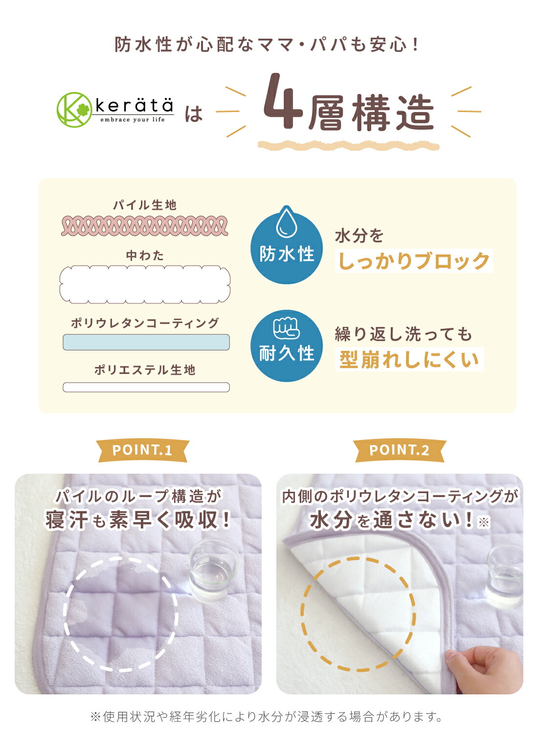 防水敷きパッド ベビーサイズ 3