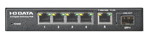 10G対応SFP+搭載2.5Gアンマネージスイッチングハブ 6