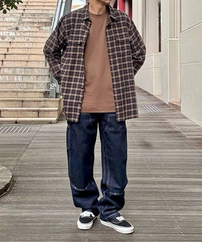 WORKWEAR 568 STAY LOOSE ダブルニー ジーンズ 2