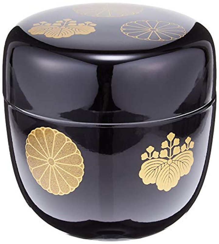 2.2棗中蓋付黒 高台寺蒔絵 1
