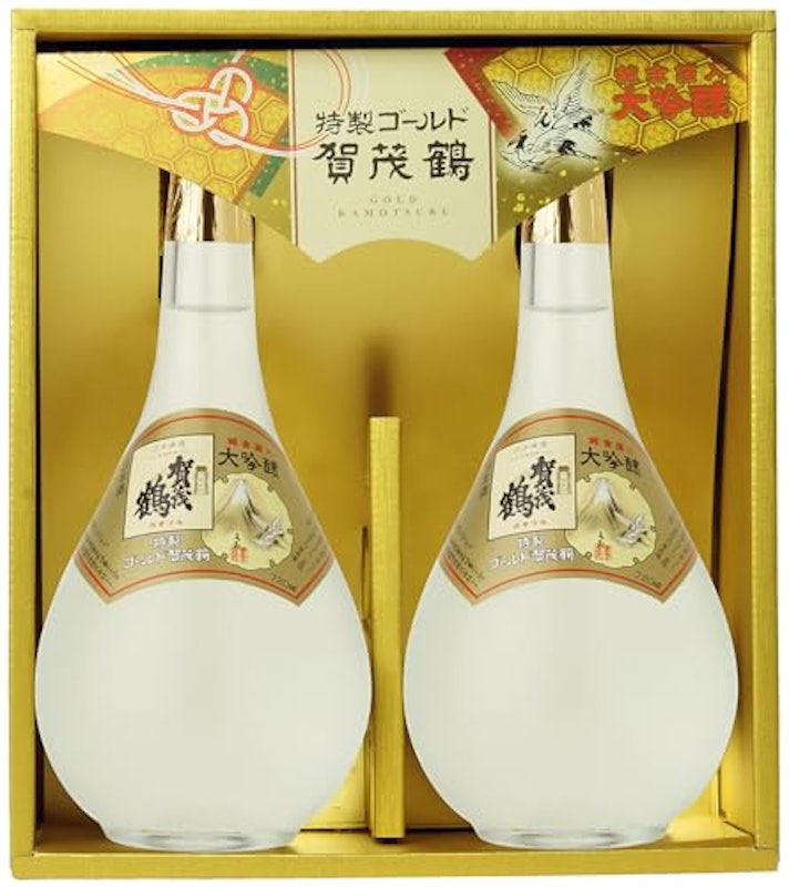 大吟醸 特製ゴールド賀茂鶴 720ml (GK-B2) 2本化粧箱入 1