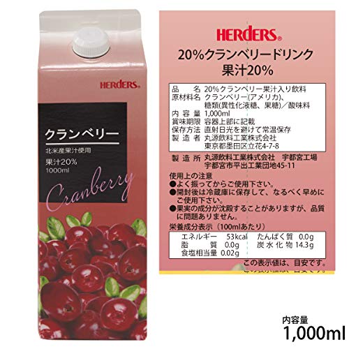20%クランベリードリンク 2