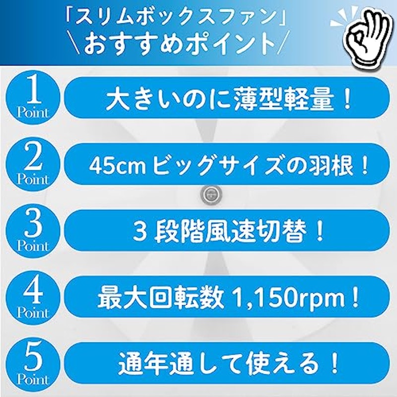 スリムボックスファン 2