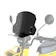 WAITREE バイク用 風防 1