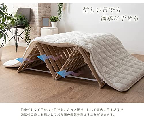  四つ折り すのこベッド 4