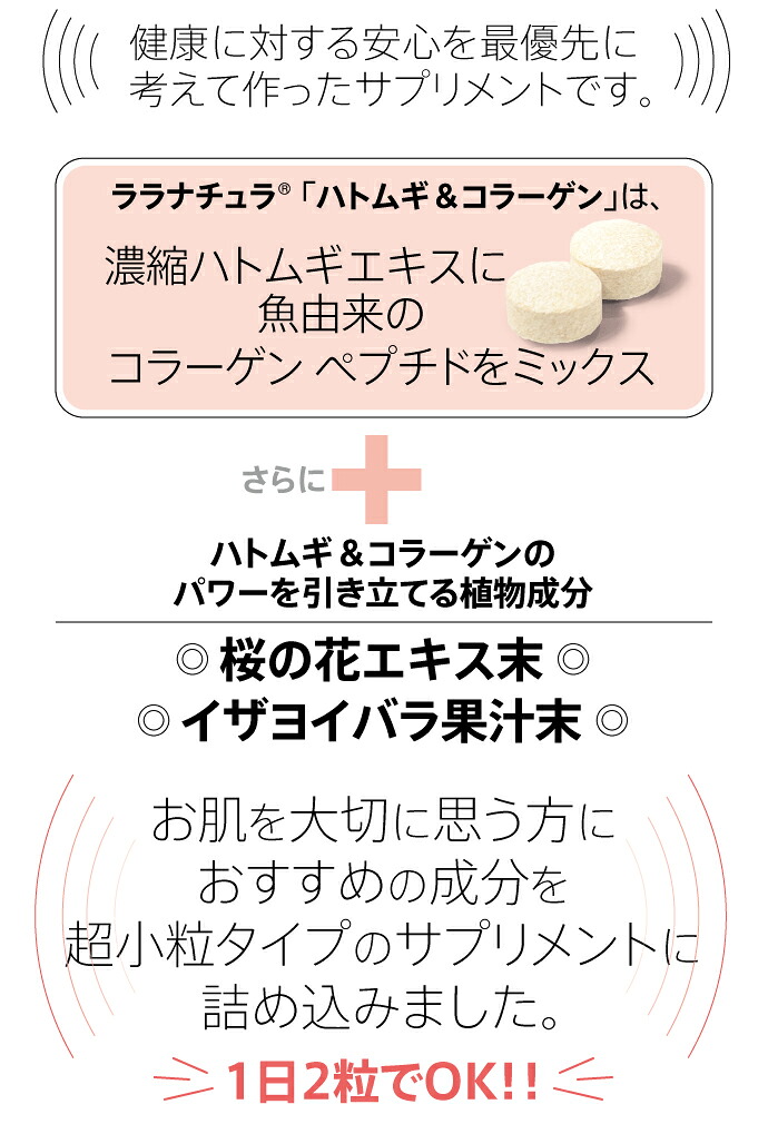 ハトムギ＆コラーゲン 3