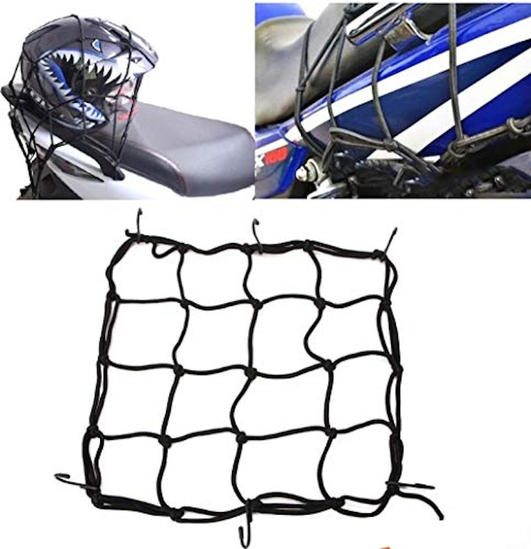 フック付き荷物固定バイクネット 2
