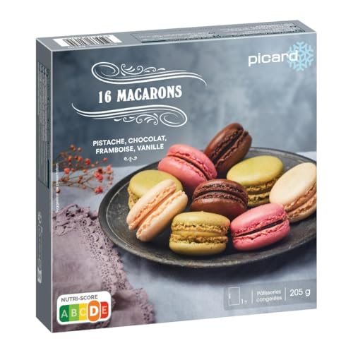 4種類のマカロン（チョコレート、フランボワーズ、バニラ、ピスタチオ） 1