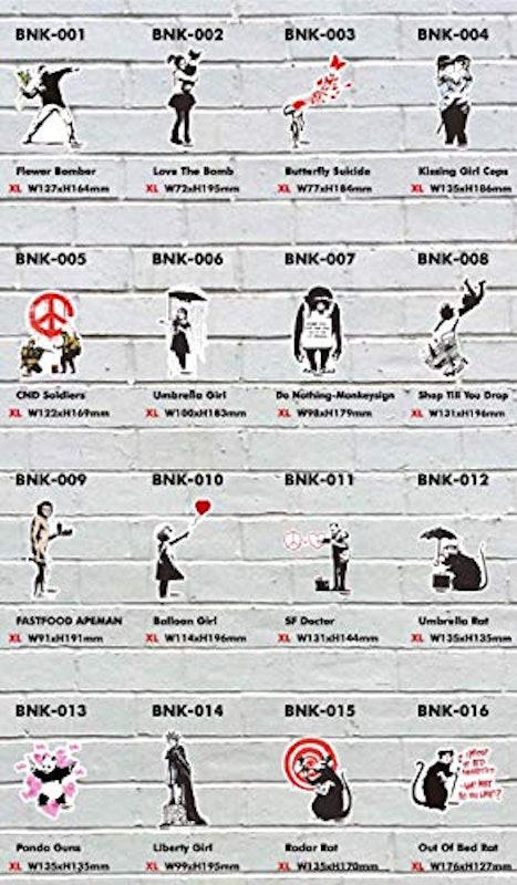 BANKSY ステッカー 3