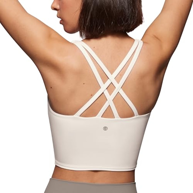 Criss Cross Back Built-in Bra Tanks 1