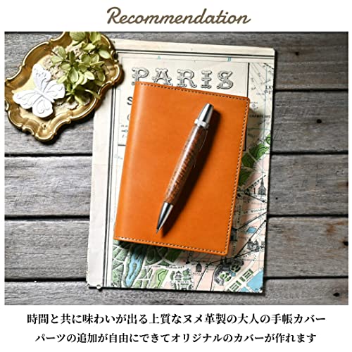 「A6正寸サイズ」本革手帳カバー 3