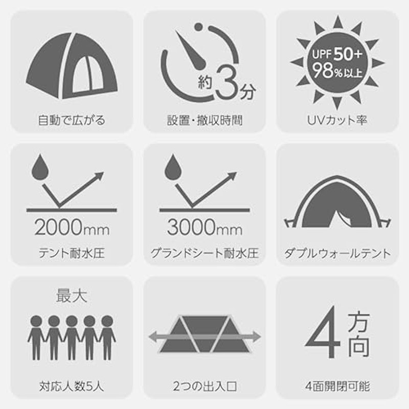 ポップアップテント 3