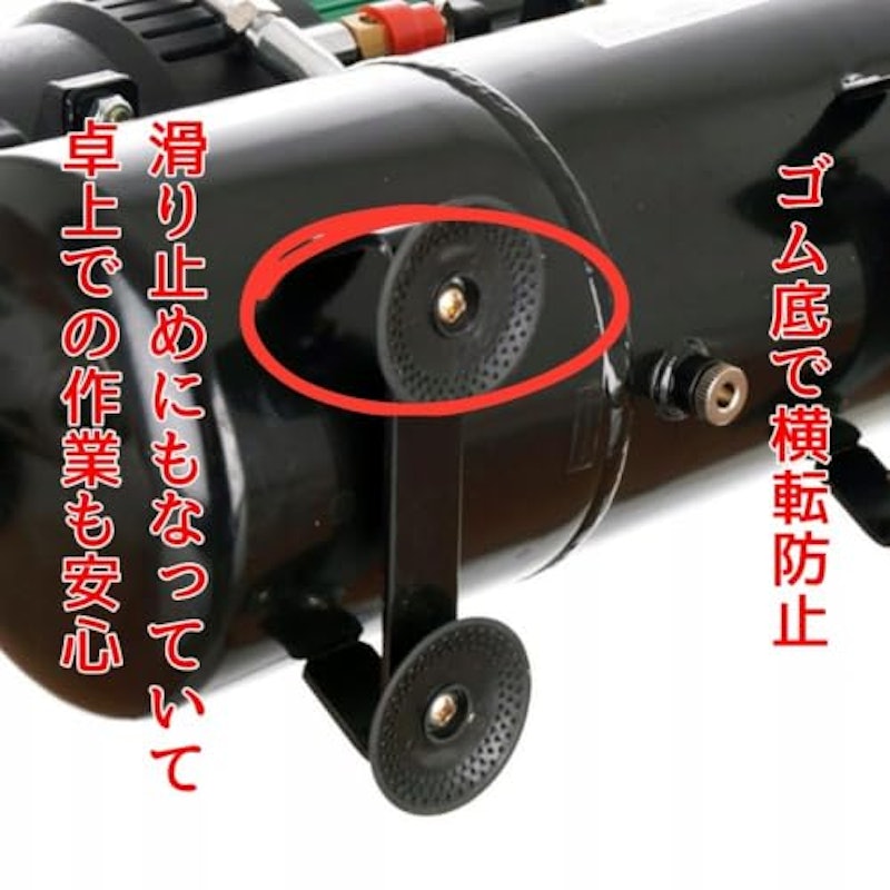 エアコンプレッサー オイルレス ミニコンプレッサー 静音 5