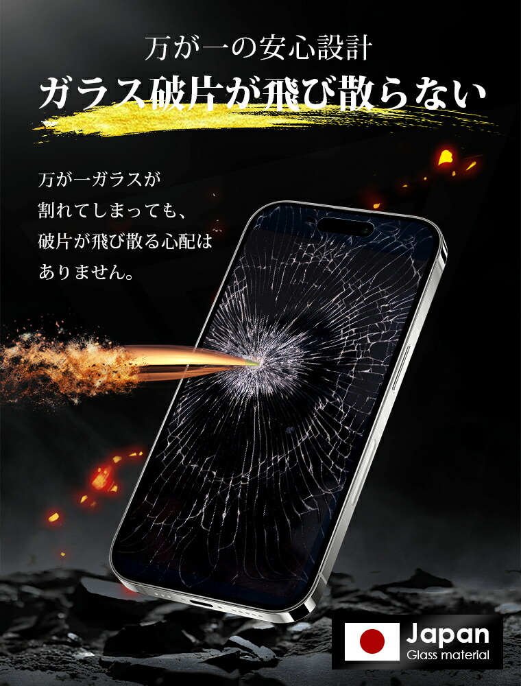 iPhone ガラスフィルム2枚入り 7