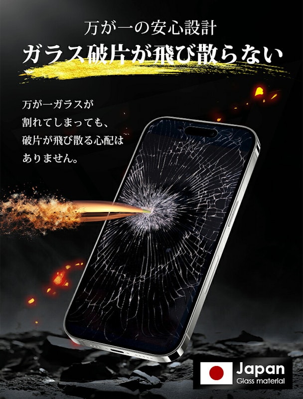 iPhone ガラスフィルム2枚入り 7