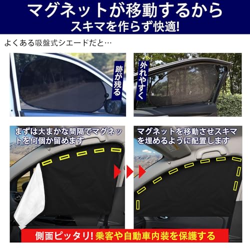 遮光サンシェード 前部サイドウインド用 6
