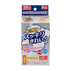 強力発泡でスッキリきれい! 浴室用・台所用 排水口クリーナー