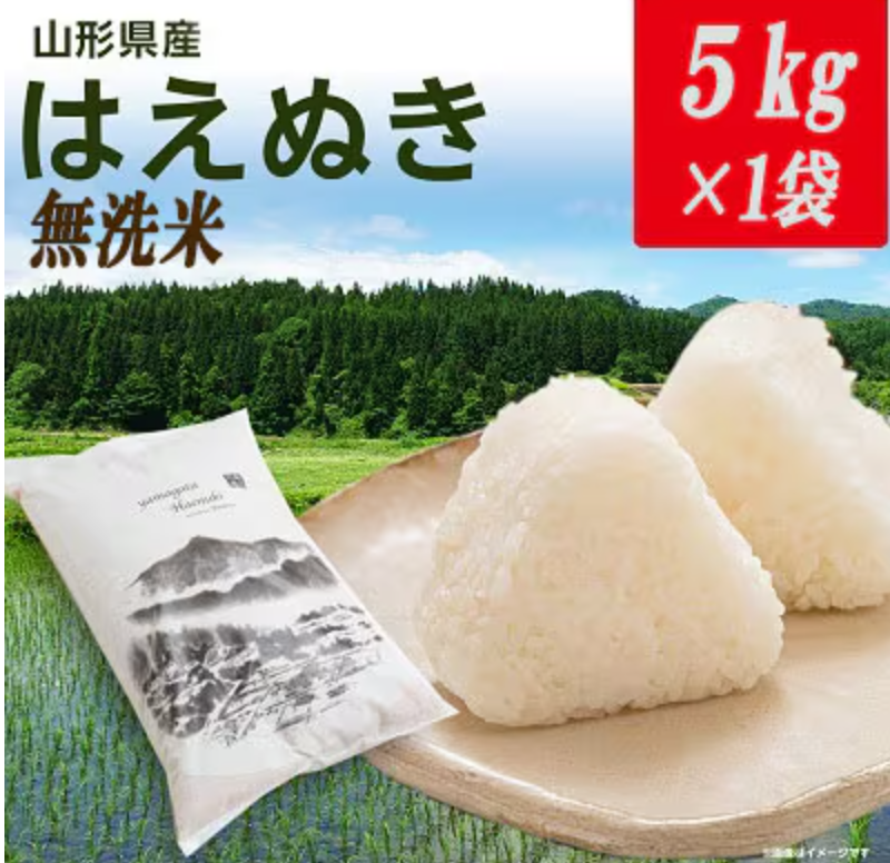山形県産はえぬき 無洗米 1