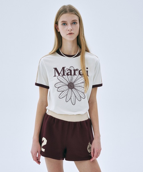 SLIM RINGER TSHIRT FLOWERMARDI 2
