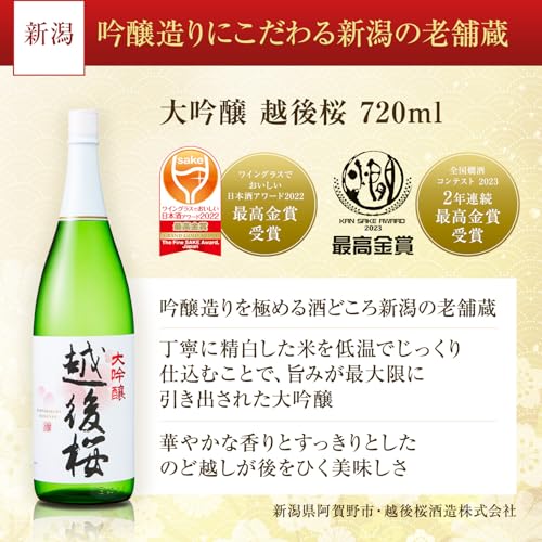 蔵元厳選大吟醸飲み比べセット 7