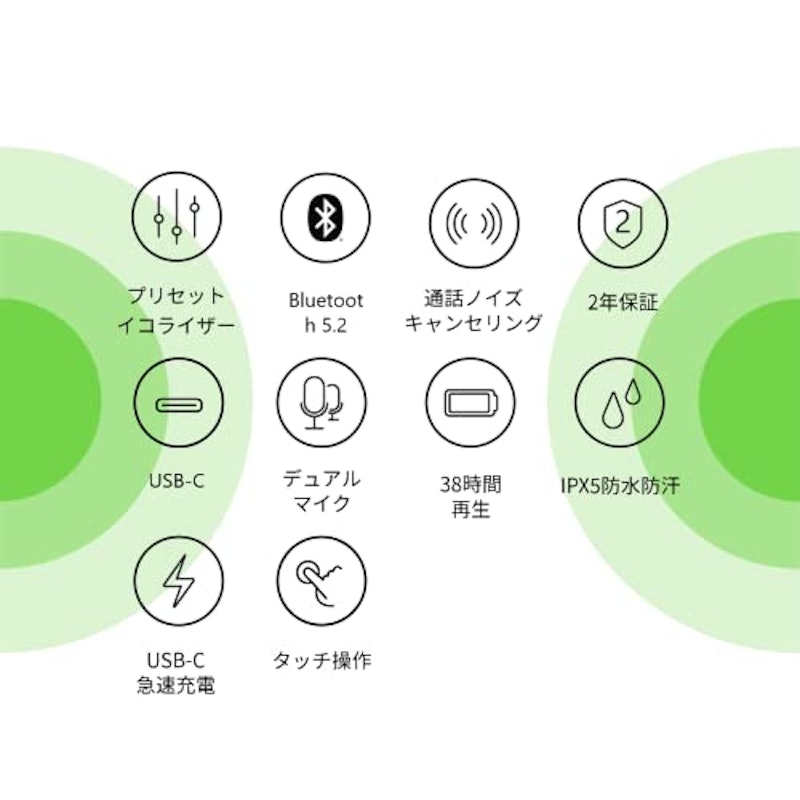 SOUNDFORM Play 完全ワイヤレスイヤホン 12