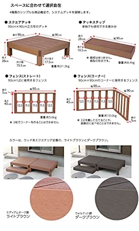 ウッドプラスチック システムデッキ 5