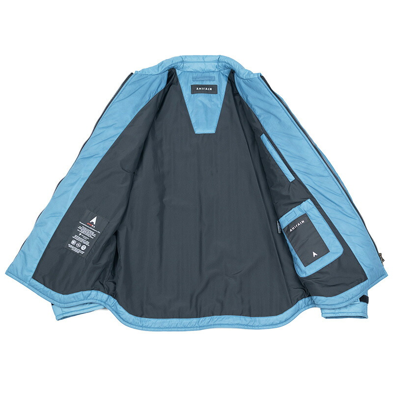 リアルダウン サックスジップ ブルゾン 3