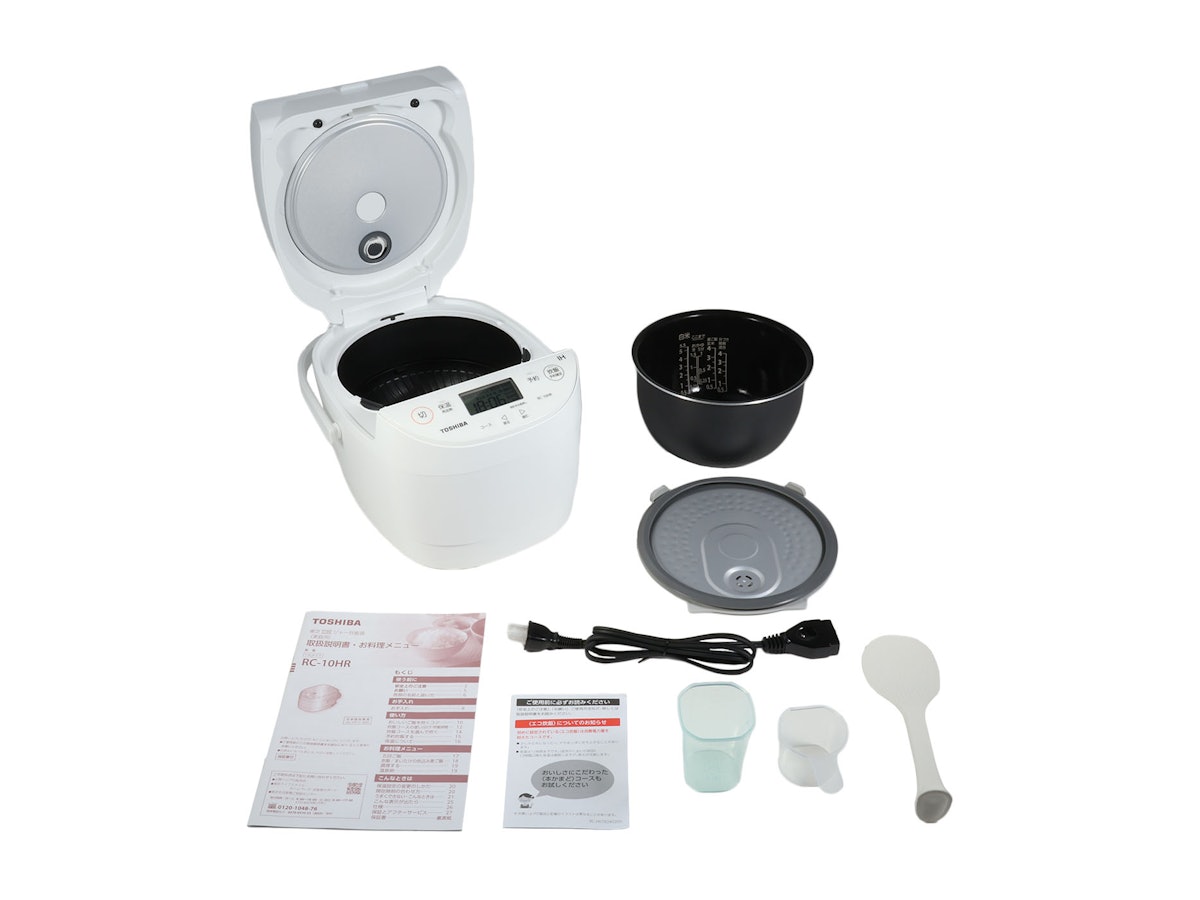 TOSHIBA RC-10HR IH炊飯器 ホワイト 1.0L TOSHIBA RC-10HR IH炊飯器 ホワイト 1.0L