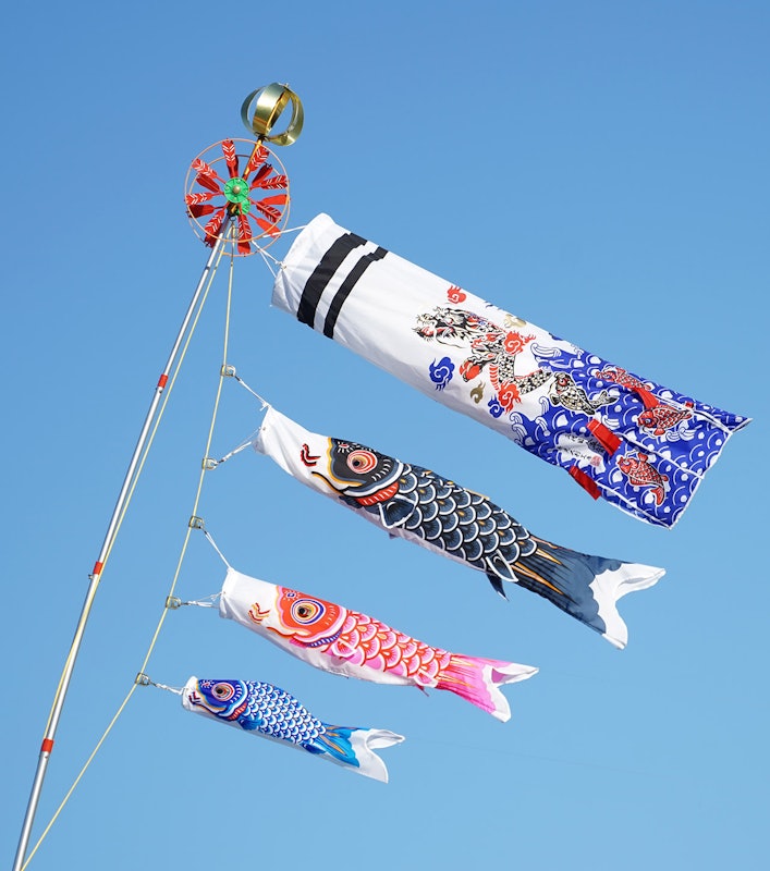 お庭&ベランダ用 鯉のぼりフルセット 2