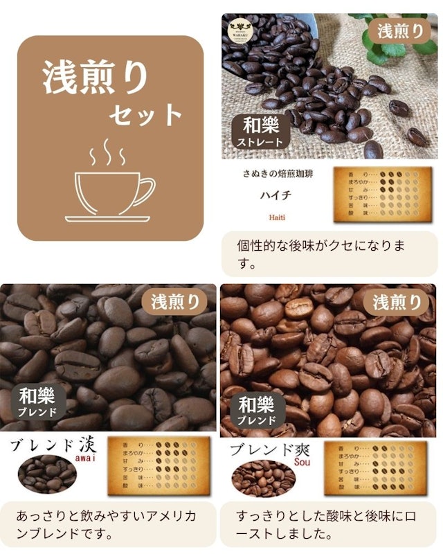 自家焙煎レギュラーコーヒーギフト 3
