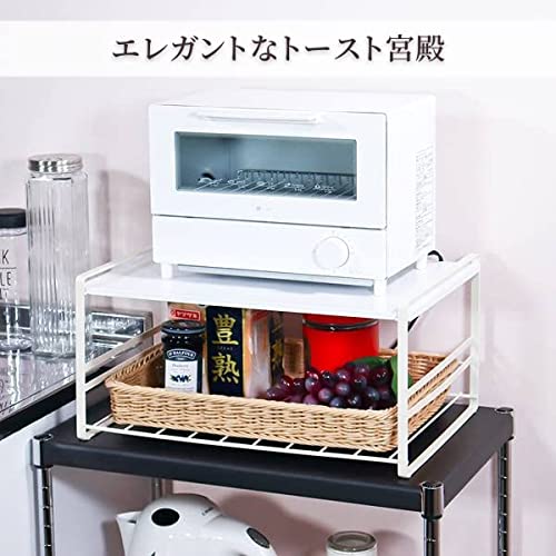 耐熱温度120℃バスケット付きトースターラック 3