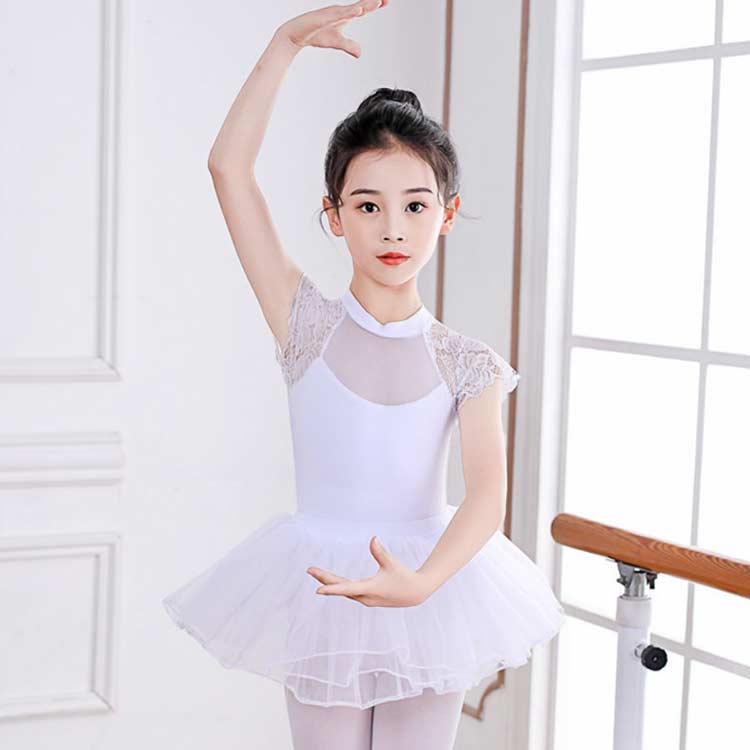 市場 ダンス衣装 半袖 子供 バレエ レッスン着 バレエ用品 スカート