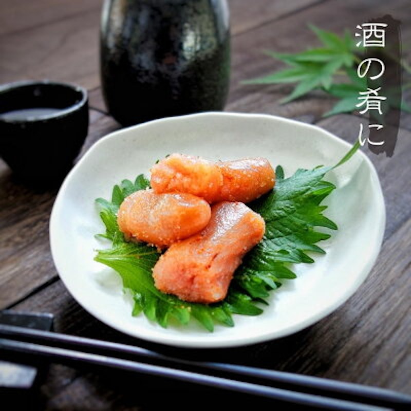 高級一本羽うす色辛子明太子 7