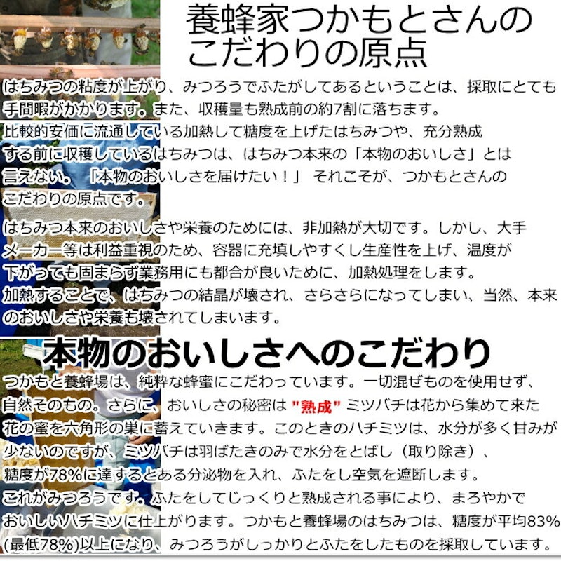 匠のはちみつ 蜂蜜 4セット 6