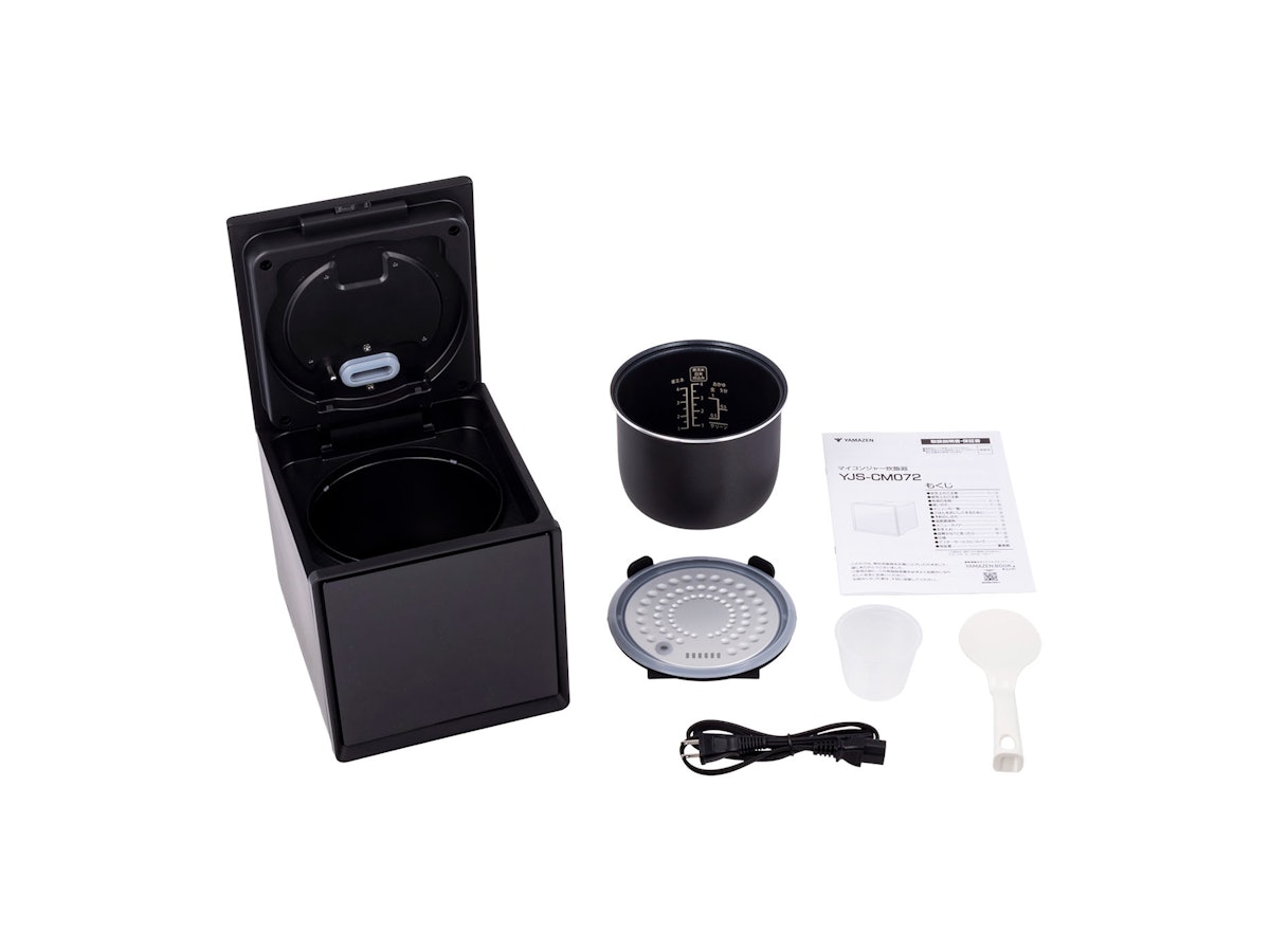 山善 YAMAZEN キューブ型マイコンジャー炊飯器 YJS-CM072を検証 山善 YAMAZEN キューブ型マイコンジャー炊飯器 YJS-CM072を検証