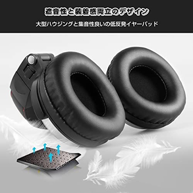 Pro10 モニターヘッドホン DJ用 楽器練習/ミキシング/映画鑑賞 7