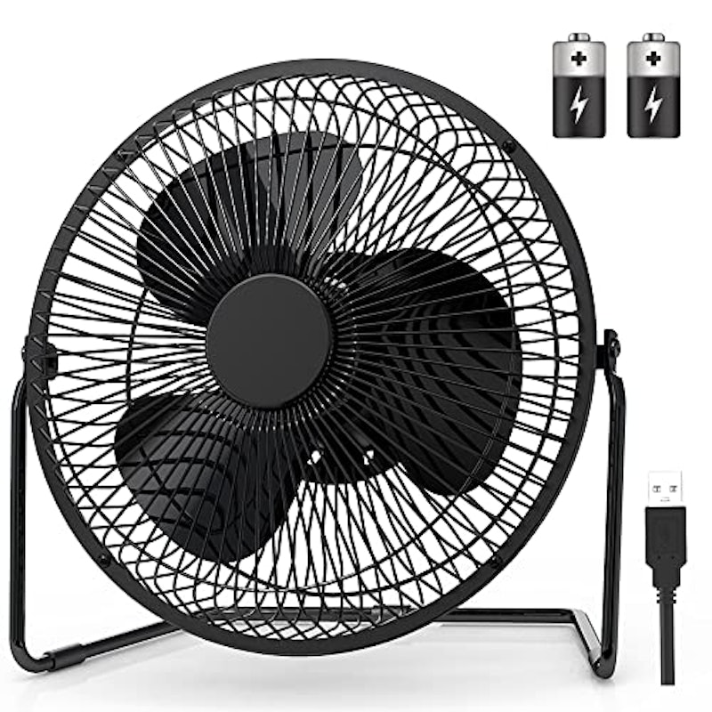 EasyAcc 卓上扇風機 8インチ USB充電式 1